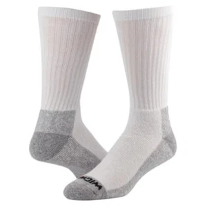 Wigwam At Work Mens Crew Socks 3 Pack White Grey - Picture 1 of 6