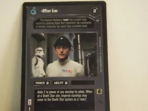 Star Wars CCG BB Limited A New Hope SINGLES 2nd TIER Choose Your Card SWCCG 1996 - Picture 1 of 1
