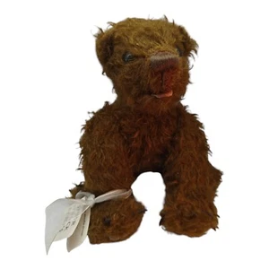 Rare Antique Handmade Mohair Jointed Growling Teddy Bear Ursus - Picture 1 of 13