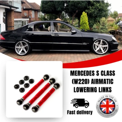 Mercedes S320 Evolution Lowering Links Set W220 S350 S500 (Precision Adjustment) - Bild 1 von 4