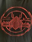 Marvel Spider Man Homecoming 2017 T Shirt Adult Sz Large Black Graphic Tee Mens
