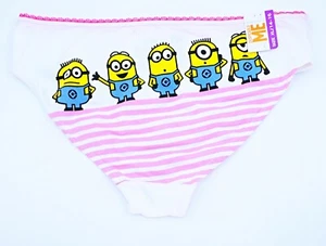 Despicable Me Minion Girls Panties Dave Stuart Kevin Underwear Pink Ribbon Panty - Picture 1 of 4