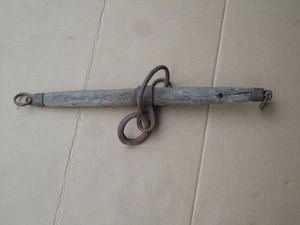 Antique Small Size Wiffletree Wiffle Tree w/ Hand Forged Iron Hardware 23" GOOD1 - Picture 1 of 7