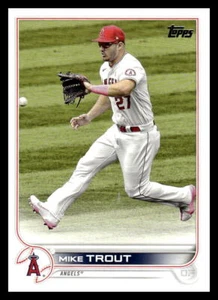 2022 Topps Mike Trout #27 Los Angeles Angels Baseball Card - Picture 1 of 2
