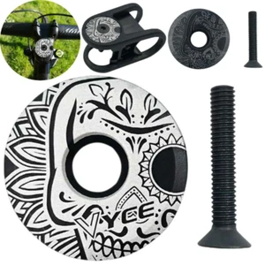 Bicycle Stem Cap Cover Aluminum Headset MTB Road Bike Stem Top Bowl Cover - Picture 1 of 10