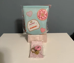 Dunkin' Donuts Stoney Clover Lane 2025 Bundle: 1 Cup Sleeve & 1 Straw Topper NWT - Picture 1 of 5