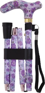 Folding Walking Cane Deluxe - Picture 1 of 3