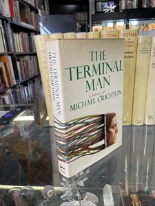 The Terminal Man, Michael Crichton, 1st Edition/1st Printing 1972 HC/DJ/VG - Imagen 1 de 16