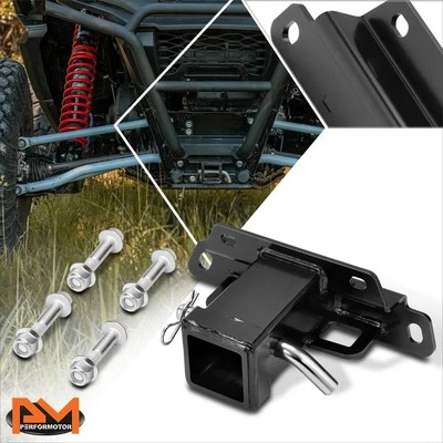 For 20-24 Kawasaki Teryx KRX 4 1000 Black Steel 2"Rear Bumper Tow Hitch Receiver - Изображение 1 из 4