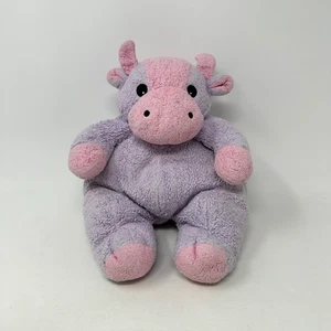 Ty Moocowbaby Peluche Bebé Almohada Amigos Peluche Púrpura Rosa Vaca Lindo Suave 8" - Imagen 1 de 10