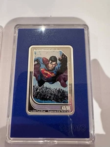 2025 – The Art of DC Comics - 1oz trading card Sapphire - Superman 43/100 - Picture 1 of 2