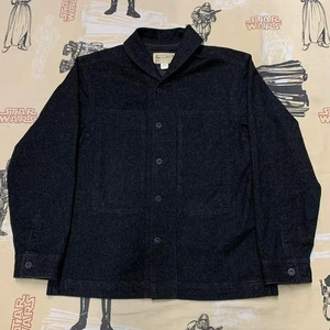 CHAQUETA VAQUERA RRL RALPH LAUREN STANTON HOMBRE MATERIAL NEGRO ALGODÓN TALLA M USADA - Imagen 1 de 13