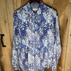Tommy Bahama TORTOLA ISLA MORADA Manga Larga Talla L - Imagen 1 de 9