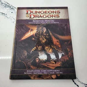 Nuovo Dungeons & Dragons 4a edizione copertina rigida 4e Martial Power - Foto 1 di 4
