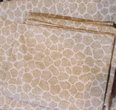 8pc Set Revman Cheetah Leopard Print Cotton Blend Bedding Comforter Shams Sheets - Image 1 of 4