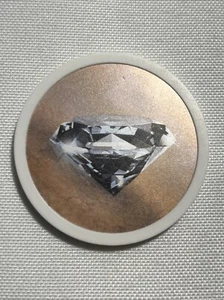 Prachtspiel Diamant Medaille weiß EIN einzelnes Edelsteinstück Ersatzteil - Bild 1 von 9