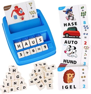 Spielzeug Ab 3 4 5 6 7 8 Jahre Mädchen, Buchstaben Lernen Geschenk Junge Lernspi - Bild 1 von 9