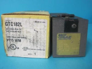 Cable to Copper-Bonded Ground Rod Graphite Mold 3/4" Rod Size 3/0 AWG Conductor - Picture 1 of 12