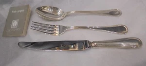Servizio Tre Posate Argento 800 "Calegaro" Stile Inglese-Three silver cutlery - Foto 1 di 1