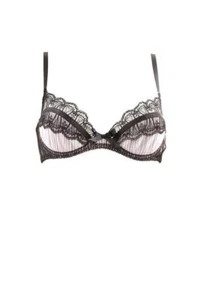 AGENT PROVOCATEUR Womens Bra Lace Elegant Black Size UK 32B - Picture 1 of 4