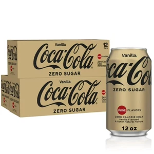 Coke Zero Vanilla Fridge Pack Bundle, 12 fl oz, 36 Pack - Picture 1 of 6