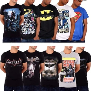 Camisetas hiladas en anillos para hombre Batman Superman Star Wars cómic camisetas gráficas de superhéroes - Imagen 1 de 16