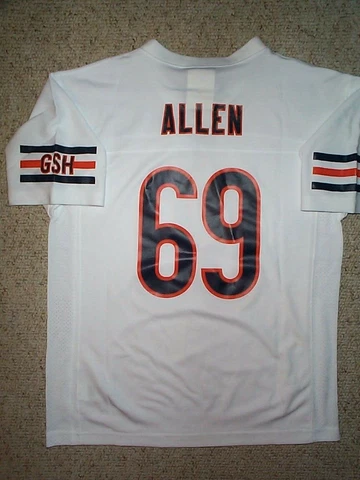 ($55) Chicago Bears JARED ALLEN nfl Jersey YOUTH KIDS BOYS CHILDRENS (L-LARGE) Cover