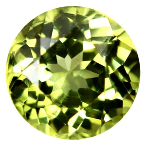 Granate Mali verde amarillo (sin calefacción) corte redondo de aspecto grande de 1,02 quilates - Imagen 1 de 2