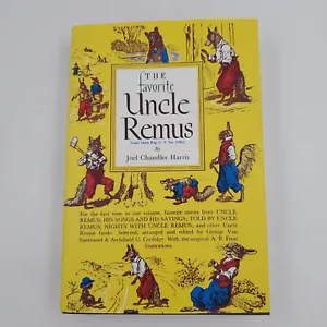 The Favorite Uncle Remus, Joel Chandler Harris Houghton Mifflin Co 1975 HCDJ - Picture 1 of 12