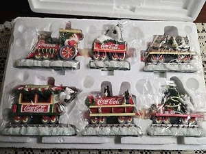 Vintage Danbury Mint Coca-Cola Christmas Express Train Holiday Decorative 1998 - Picture 1 of 21
