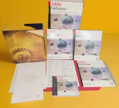 Adobe GoLive 6.0 Software Windows W/Serial Number & User Guide Full Version  - Image 1 of 4