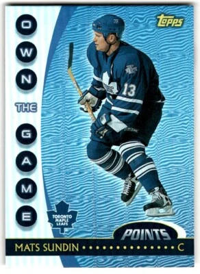 Mats Sundin 2002-03 Topps Own The Game #OTG4 Toronto Maple Leafs - Image 1 of 2