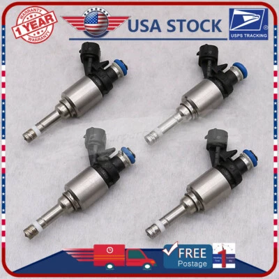 Juego (4) Inyectores de Combustible 16600-BV80A Para 17-19 Nissan Sentra 14-17 Juke 1.6L L4 Foto 1 de 4