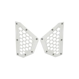50 Caliber Racing White Rear Grill Bezels CanAm X3 Maverick XDS XMR RC MAX 2017+ - Picture 1 of 4