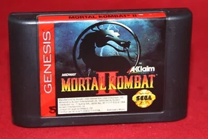 Mortal Kombat II 2 (Sega Genesis, 1994) Game Cartridge - Picture 1 of 2