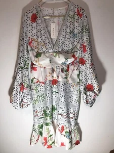 OC Order Plus Damenkleid neu mit Etikett Größe S orientalisch geblümt mehrfarbig - Bild 1 von 8