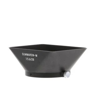 Genuine Leica Lens Hood for 28 F/5.6 Summaron-M Black - Picture 1 of 2
