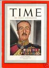 Magazine TIME  Sir Cyril Newall   OCTOBER 23 1939  