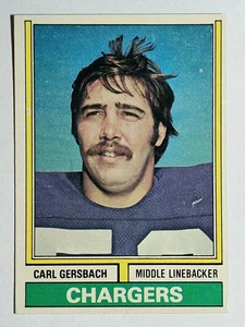 1974 Topps #202 Carl Gersbach RC (EX) - Picture 1 of 2