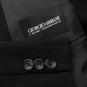 GIORGIO ARMANI BLACK LABEL BORGONUOVO SUIT STRIPED SUIT 40 R - Picture 1 of 23