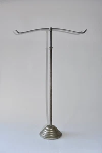Verstellbar Nickel Chrom Bekleidungsgeschäft Display Shirt TBar Ständer Faries Ära - Bild 1 von 13