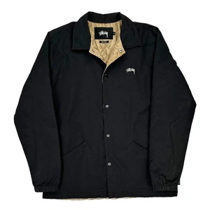 Stussy Jacket - Medium Black Nylon - Picture 1 of 8
