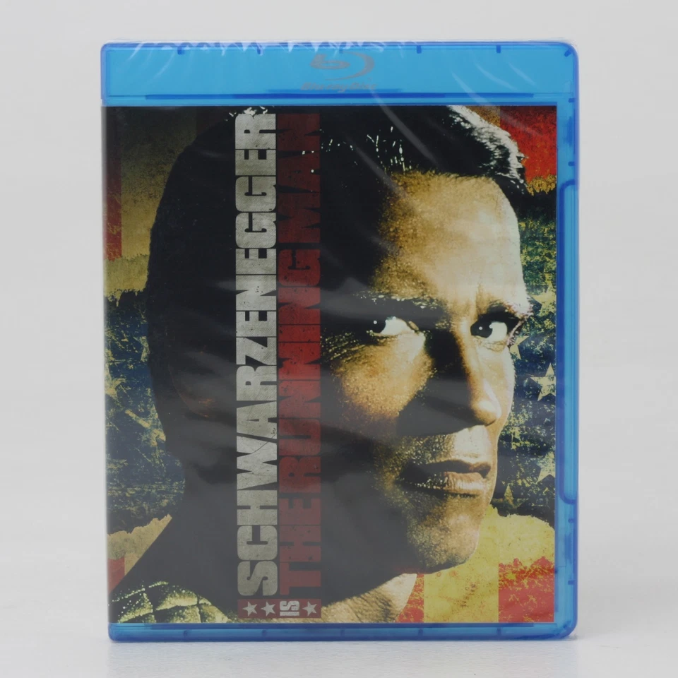 The Running Man (1987) Blu-ray, Arnold Schwarzenegger, Region A Code, New Sealed - Image 1 of 3