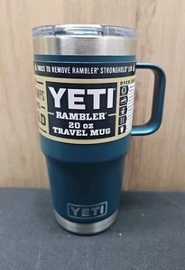 Yeti Rambler 20oz Travel Mug with Stronghold Lid, Agave Teal (Retired) - Bild 1 von 3