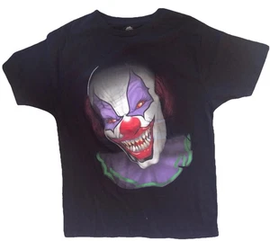 Creepy Clown T-Shirt Size Medium 38-40 Black New With Tags Unisex - Picture 1 of 2
