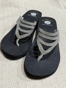 Yellow Box Mellow Mat Damen-Sandalen Größe 7,5 Strass Keilabsatz Connie " - Bild 1 von 8