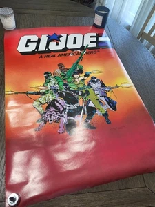 VINTAGE NEW RARE GI Joe 1987 Original "A REAL AMERICAN HERO" 24X36 HUGE** - Picture 1 of 17