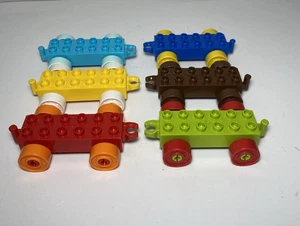 Lego Duplo 6 piece Train Cars - Picture 1 of 3