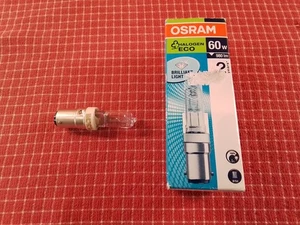 1 Stück Osram Halogen Halolux klar Ceram Eco 64492 60W 980lm 230V B15d Neu+OVP - Bild 1 von 9