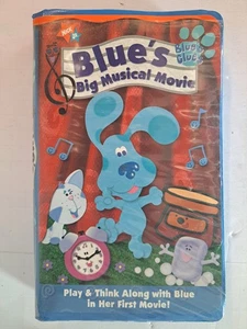Blue's Big Musical Movie VHS 2000 Kids Original Release Paramount - Imagen 1 de 4